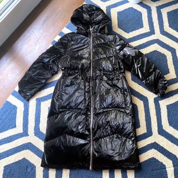 Jackets & Blazers - 🖤 JET BLACK TALL ZIP UP HOODED DOWN WINTER JACKET!